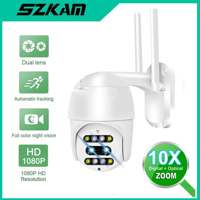 Kamera Pengintai Wifi Kamera Teropong Pelacakan Otomatis Zoom Optik