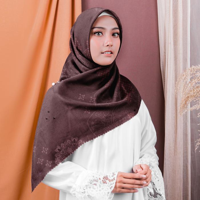 HIJAB MOTIF RAUDHAH SERIES DESIGN C.115.023.B | CALDERA SIGNATURE HIJAB PRINTING