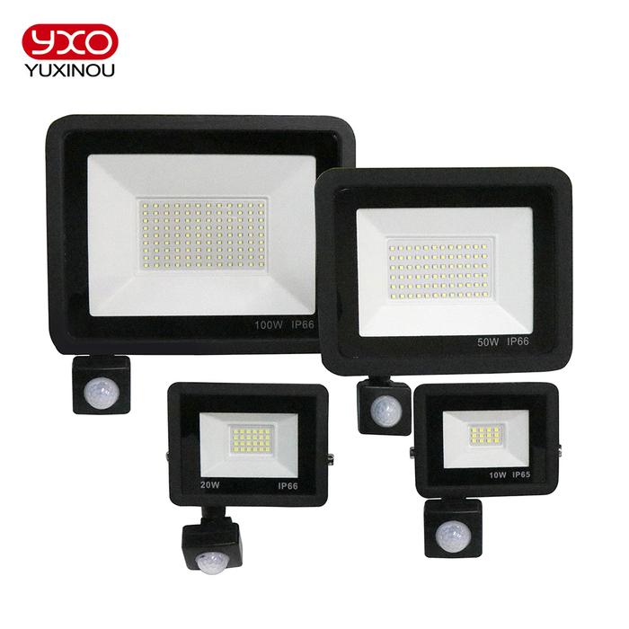 LED Flood Light IR Motion Sensor 10W 30W 50W 100W Waterproof
