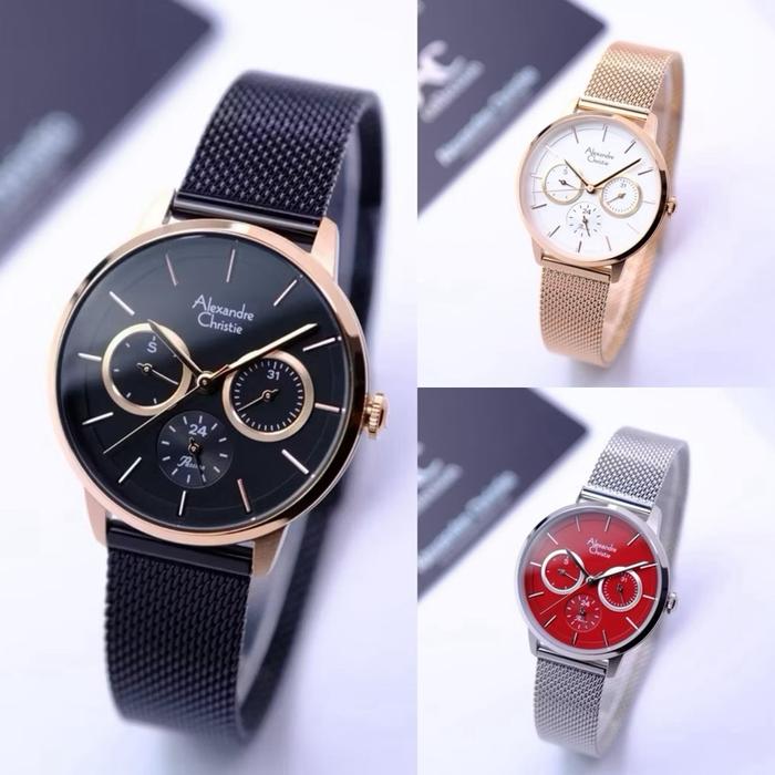 BEST SELLER | Jam Tangan Wanita Alexandre Christie Rantai Pasir 2682 AC2682 / 2A38 AC2A38 (ORIGINAL)