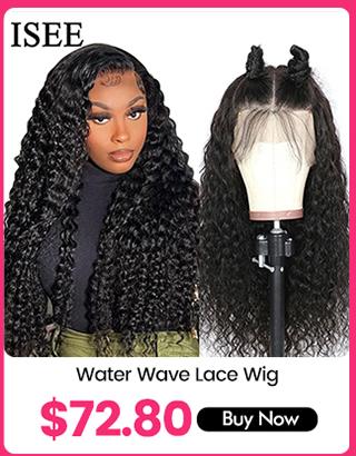 Pakaian Rambut ISEE Go 100% Wig Tanpa Lem HD Asli Wig Rambut Manusia