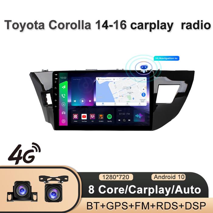 Android 10.0 Octa Core Car DVD GPS Navigation Player Deckless Car