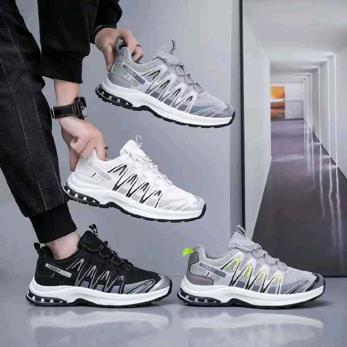 YiBERLY H/C 001 Luxury Sneakers Pria Eksklusif | Premium Sport Shoes 39-43 Casual