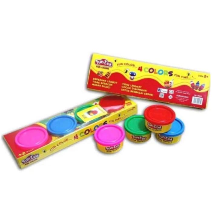 Mainan Edukasi Kreatif Fundoh Big Combo 2 play doh Lilin Dan Fundoh isi 4 play doh lilin