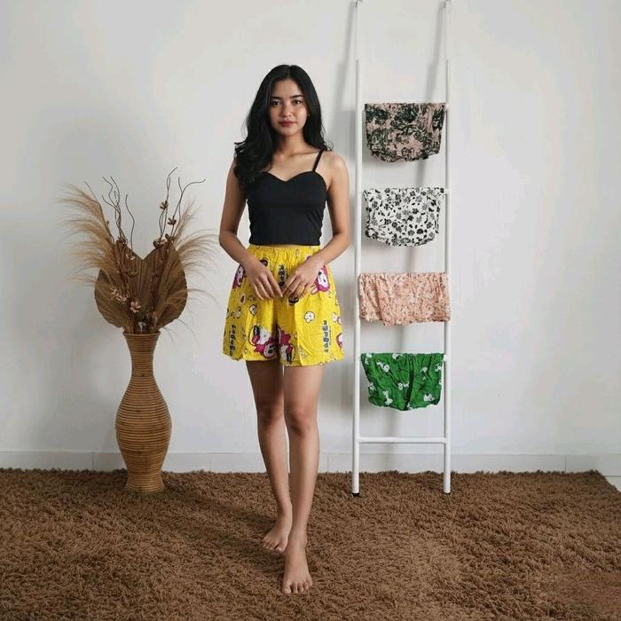Celana Kolor Jumbo wanita Bahan Rayon adem