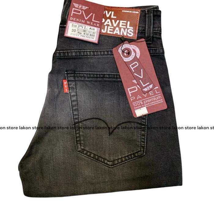 PAVEL PREMIUM Celana Jeans Pria PVL Original Quality Denim Corvus Standar Indonesia Model Slim Fit T