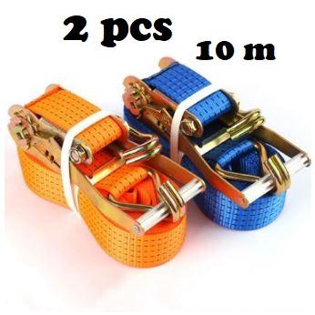 Tali Pengikat Barang Rachet Tie Down 2"x10M Cargo Lashing BELT Bak Truk KREK SOUND SISTEM CARGO LASH