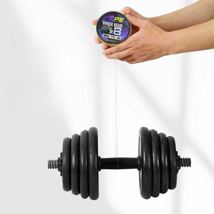 Senar Tali Pancing PE Braided Fishing Line 100M - MAX X8