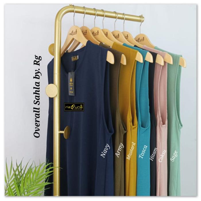 INNER DRESS | OVERALL SAHLA By RIZQUNA | DALAMAN GAMIS