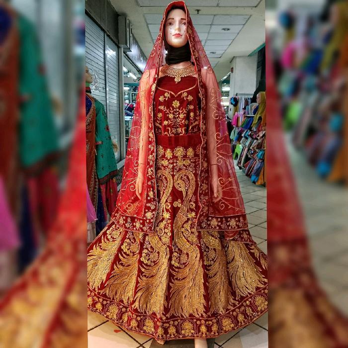 Lehengga Wedding Merak Ori India