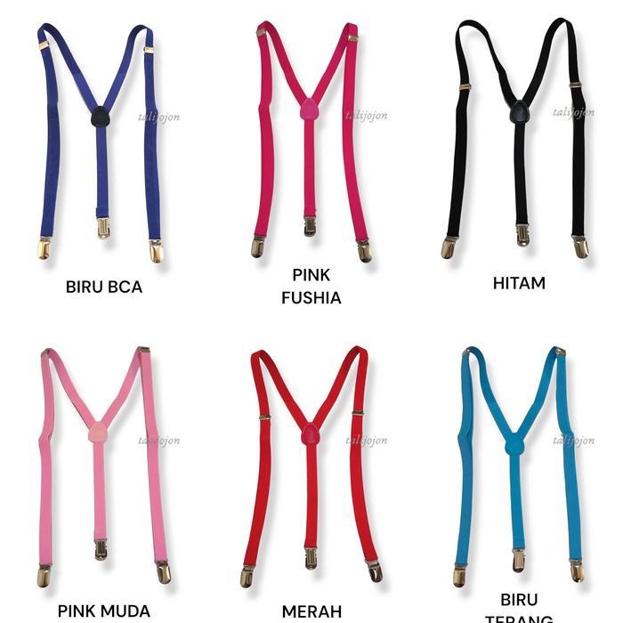 Suspender Anak Suspender Wanita Suspender Slim Tali Kodok Suspender Pria Suspender Hitam Suspender B