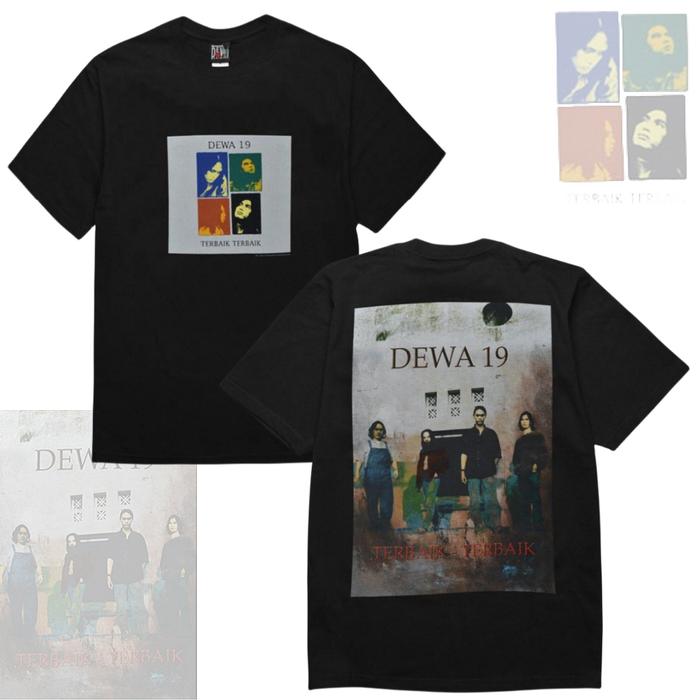 【COD】 Proshop | Terbaik Terbaik Dewa 19 Tshirt | Kaos Pria Kaos Distro | Hitam Trendy dan fashionabl