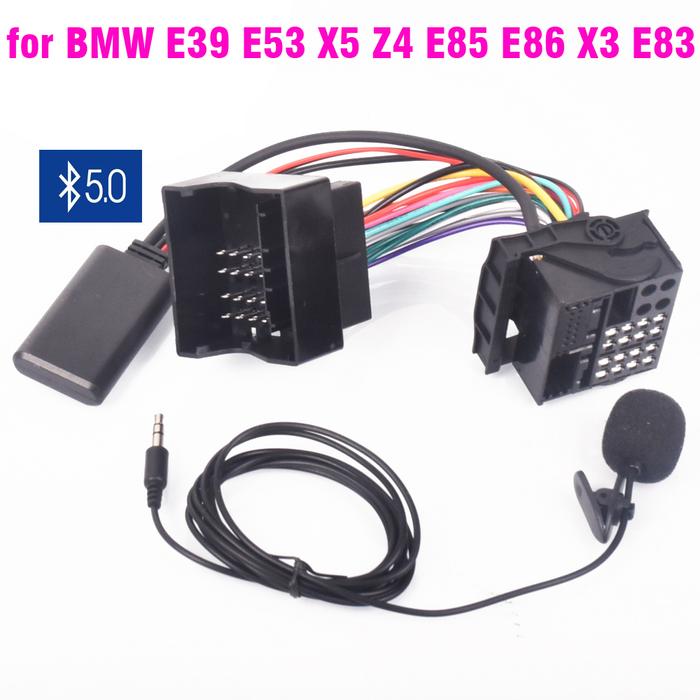 Kabel mikrofon adaptor Audio musik Bluetooth 5.0 untuk MINIONE COOPER