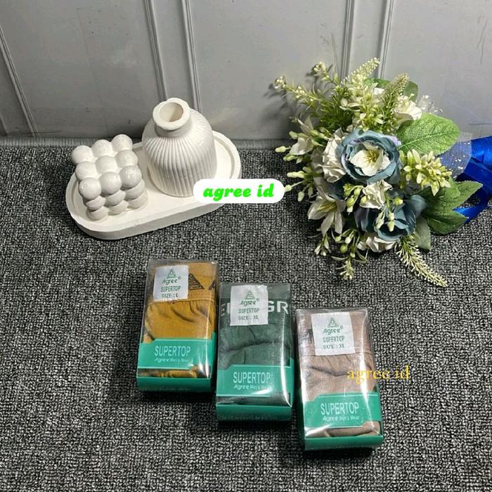 CD agree 2303 supertop/celana dalam pria agree supertop 2303/cd agree pria dewasa karet boxer