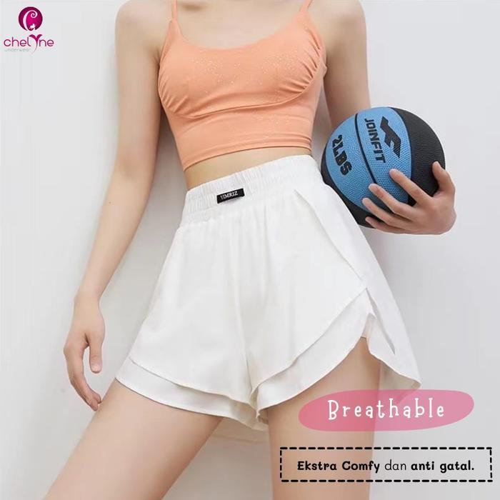 Chelyne Hotpants Sport Tl666 Shortpants Celana Pendek Olahraga