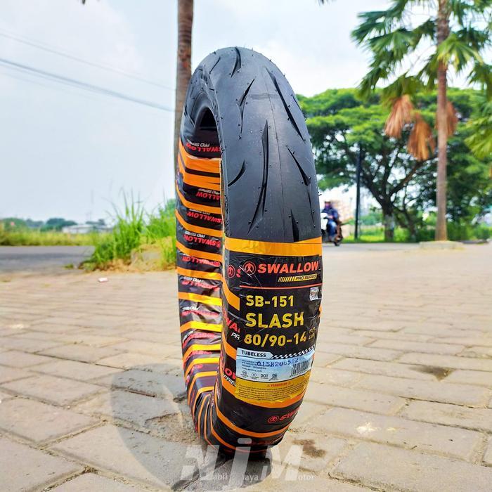 Terbaik Ban Motor swallow soft kompon ring 14 Tubeless free Pentil Terimakasih