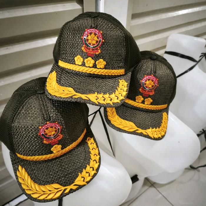 TOPI POL PP HIJAU 3D 4A 4B