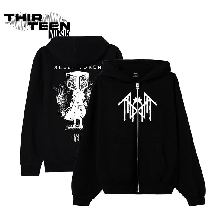 Zipper Sleep Token Granite - Jaket Ziper Sleep Token Granite Cotton