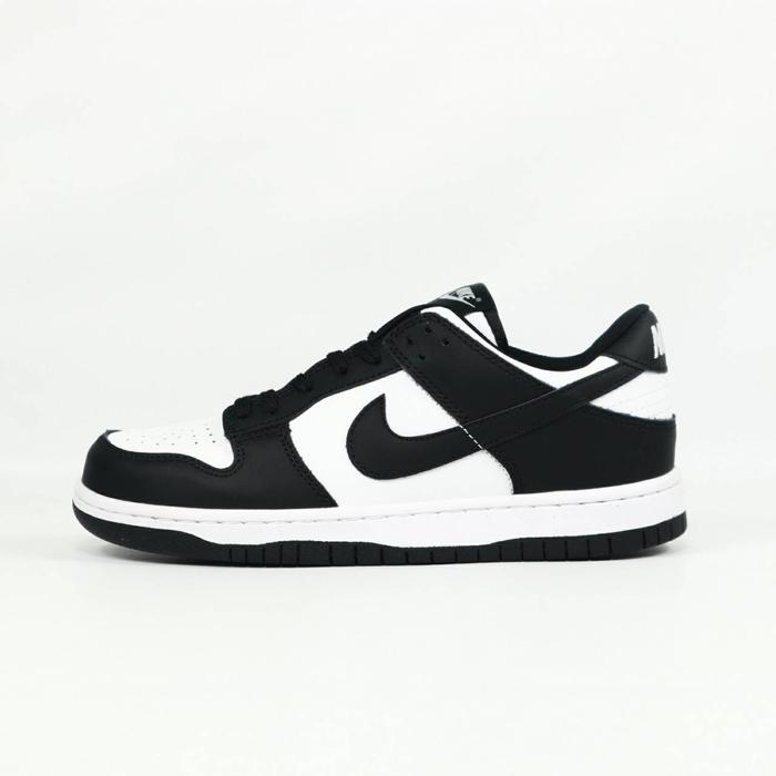 SEPATU NIKE SB DUNK LOW PANDA BLACK WHITE BNIB FULL TAG BARCODE BAHAN LEATHER KULIT
