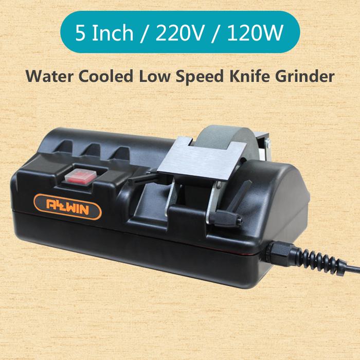 220V 120W Knife Grinder 5 Inch Knife Sharpener Low-speed Water-cooled Grinding Scissors Grinding Pla