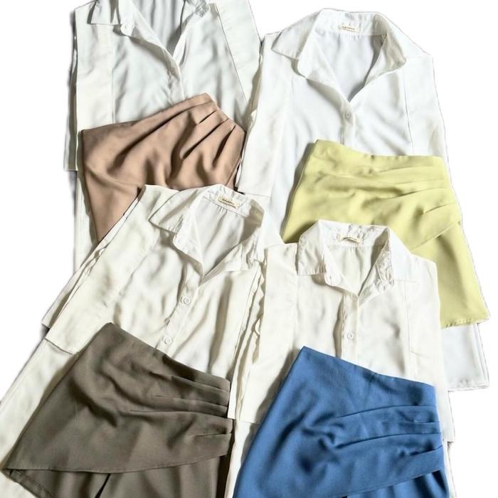 Hanni Set Casual Dress Pendek