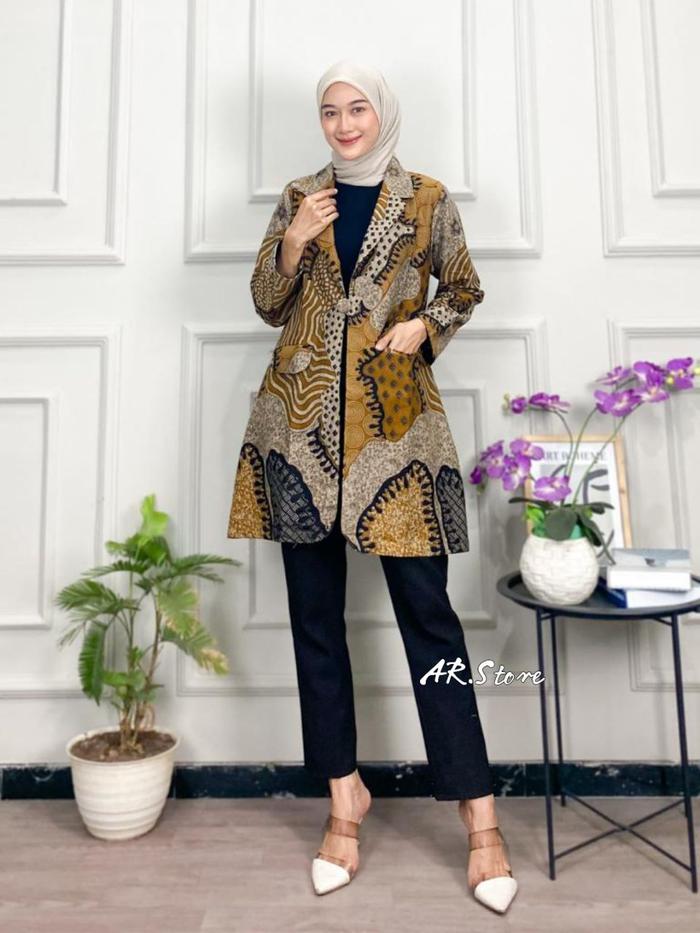 Store - Jas Batik Wanita// Jas Furing Trikot Embos// Jas Kantoran/ Outer kantoran//Jas Wanita Modern