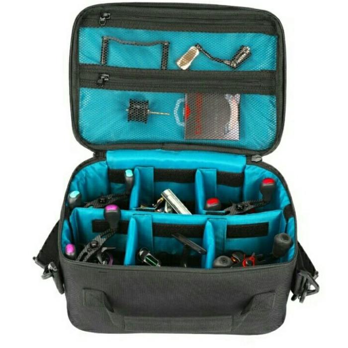 Reel Pancing 5000-6000 Tas Penyimpanan Reel Pancing 5000-6000 Busa Tebal Warna Hitam Coklat Hijau Ta