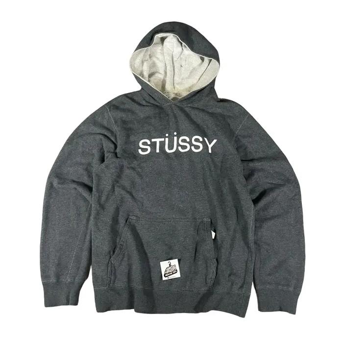 Vintage hoodie stussy revesible