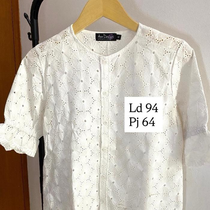Ann Design Preloved Atasan Wanita Cantik No Minus Ld 94 Pj 64 Motif Cantik