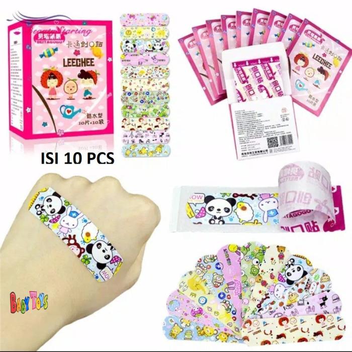 BabyToys Plester Luka Karakter Anak Anti Air Hansaplast Motif Kartun Bayi hansaplas