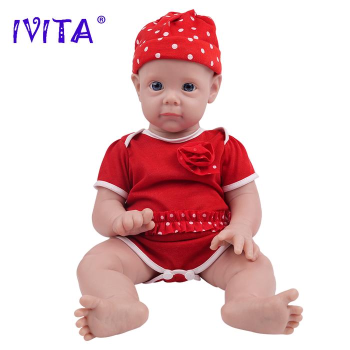 IVITA WG1583 19.68inch 4.29kg 100% Full Body Silicone Reborn Baby