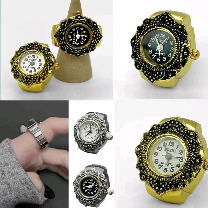 jam cincin ring elastis pria dan wanita