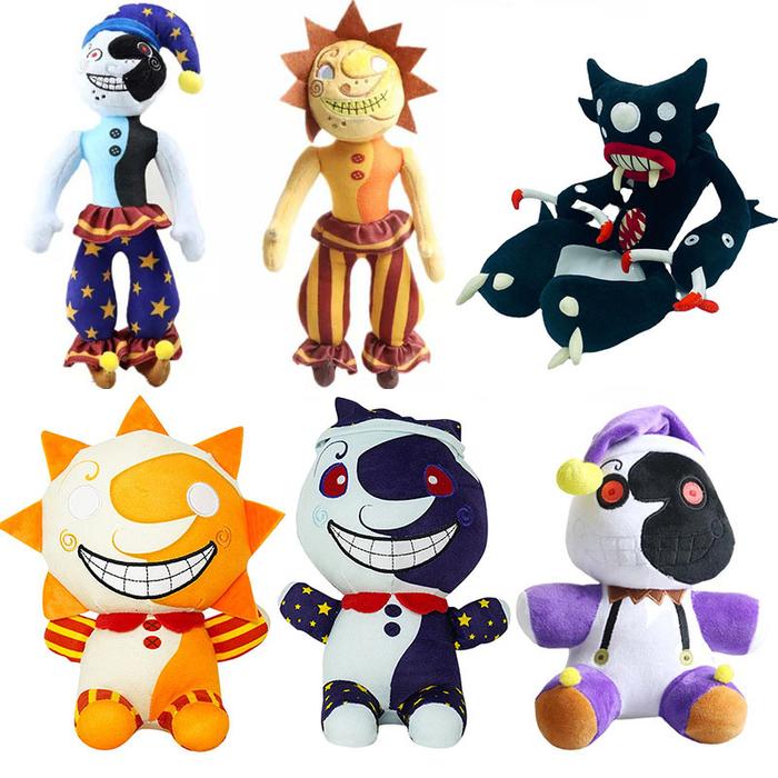 25CM Fnaf Sundrop Plush Toys Security Breach Sunrise Sundrop FNAF
