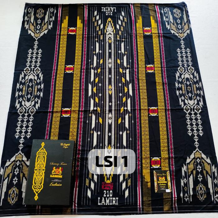 SARUNG TENUN BRAND LAMIRI BRILLIANT EXCLUSIVE TKD TSD TSI WARNA HITAM MERAH UNGU PUTIH HIJAU BIRU OR