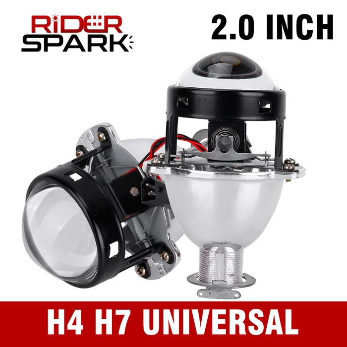 2.0 Inch Bi-Xenon Projector Lens Retrofit Kits Bi-Led For H1 HID/LED