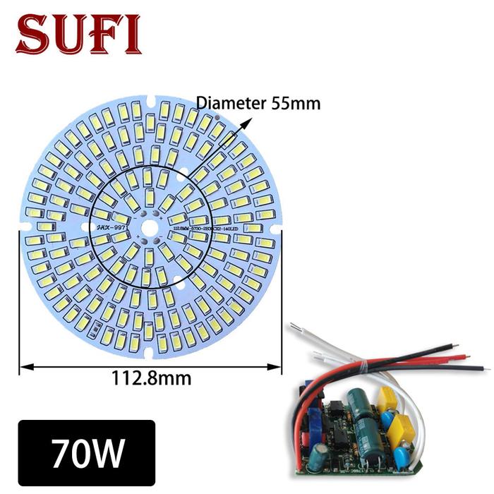 SMD5730 LED CHIP 70W LED Chip Light Board PCB Driver LED COB Lamp