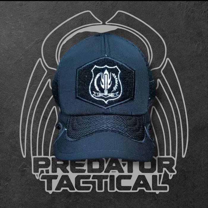 topi tactikal coak security satpam bordir cotton original semi jaring kombinasi premium