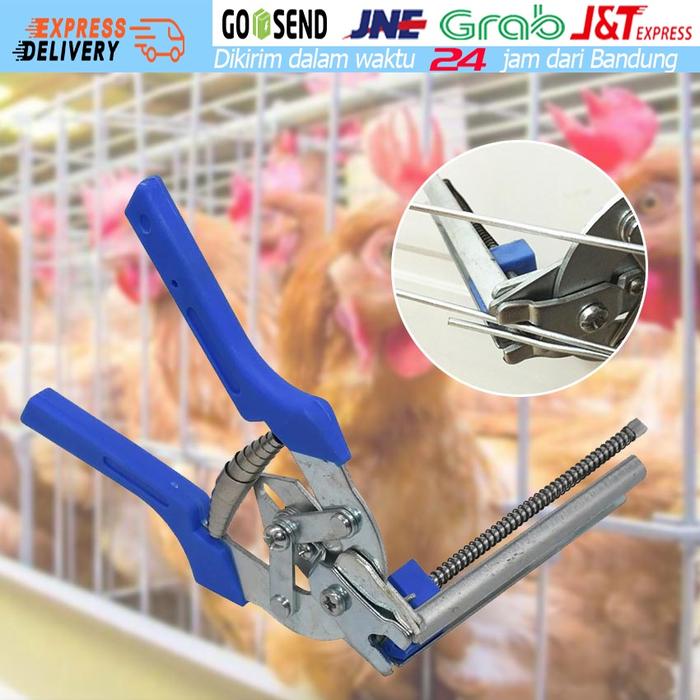 Tang M-Ring Pengikat Kandang Ayam Tang Kandang Alat Pengikat Staples Kandang Ayam Kelinci Puyuh Ungg