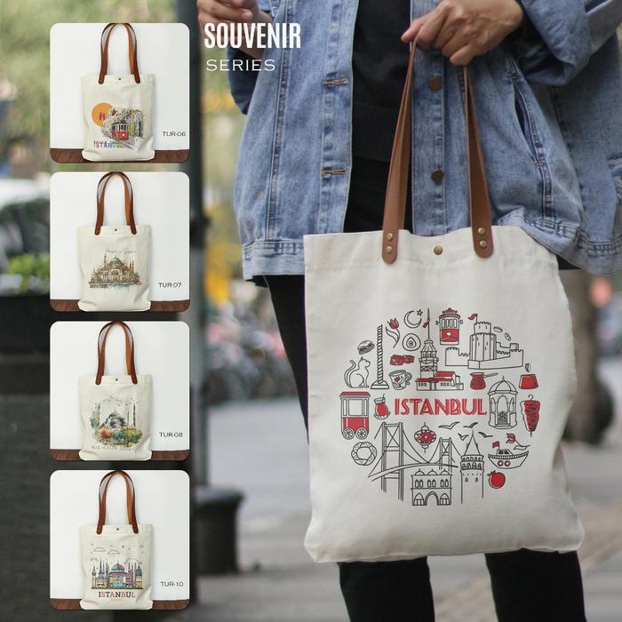 Bag Canvas oleh oleh Turki Tas Souvenir Turki