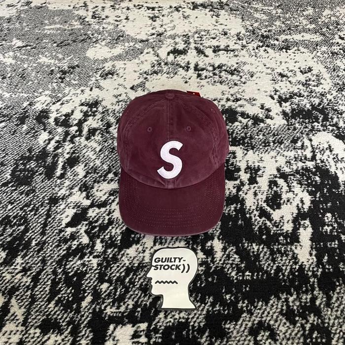 SUPREME 6 PANEL S LOGO BURGUNDY
