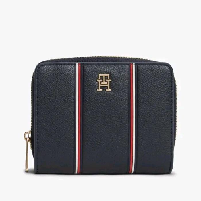 Tommy Hilfiger - Icon TH Monogram Zip- Around Wallet Original Dompet Wanita