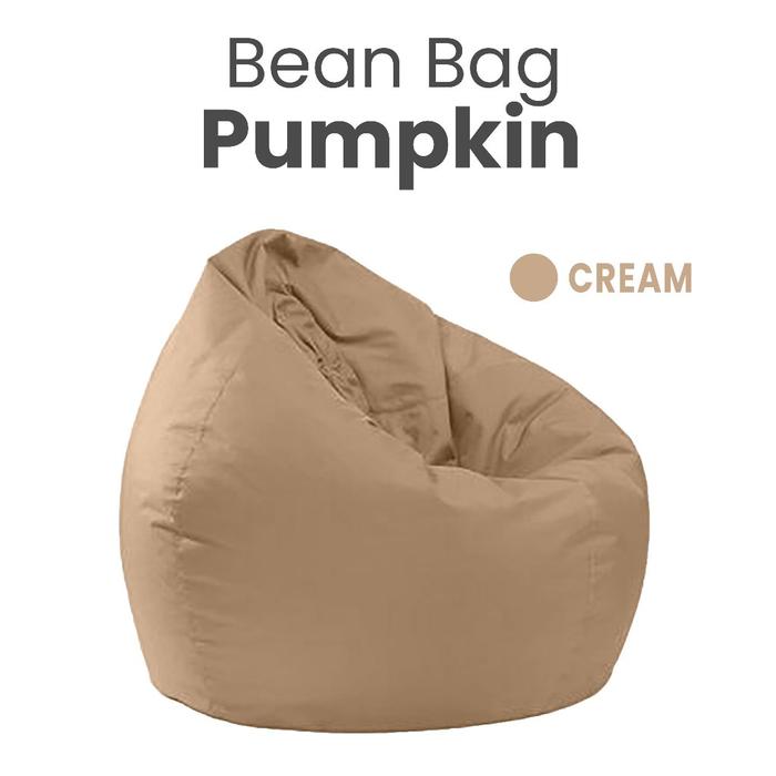 Bean Bag Pumpkin (Cover Only) Waterproof Kursi Busa Bean Bag Size Medium Dewasa Kursi Sofa Minimalis