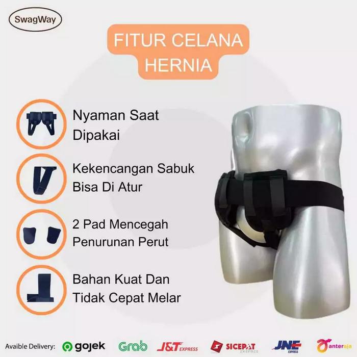 Celana Fisioterapi Hernia Portable Supporter Pants Set Untuk Rehabilitasi