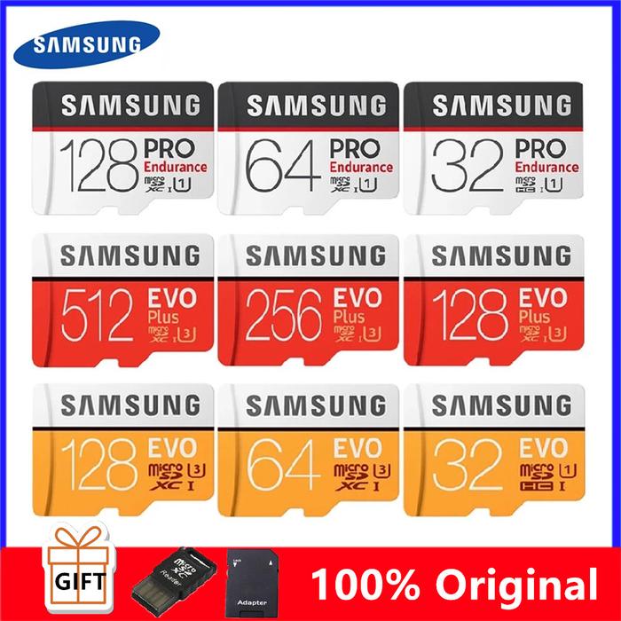 SAMSUNG EVO Plus/PRO Micro SD 128GB 64GB Memory Card 32GB 256GB Micro