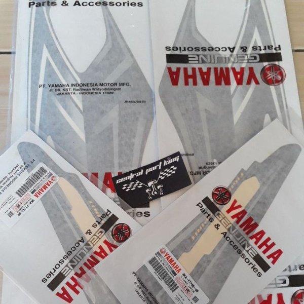 STRIPING RX KING 2004 STIKER LIST RX KING 2004 HITAM YGP OSEAN