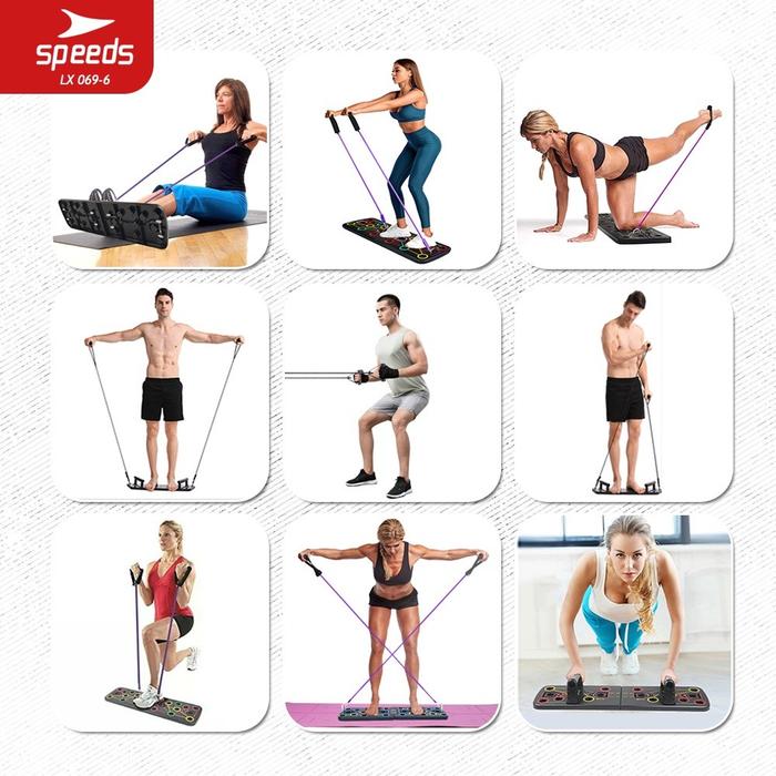 SPEEDS Push up Stand Push Up Gym Fitness Handle Push Up Press Up Handles Alat Bantu Push Up 069-6