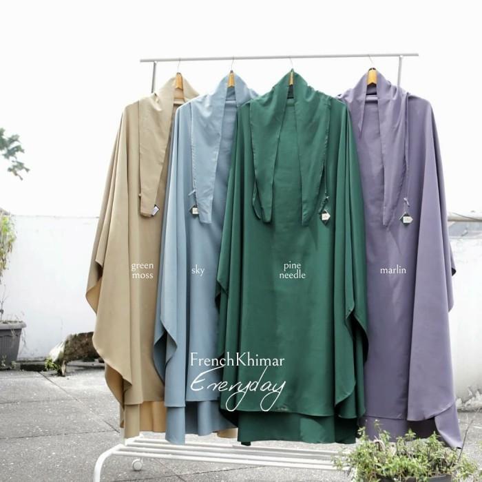 French Khimar FK Everyday - Khadijah Indonesia #ayranashwa - Pine Needle