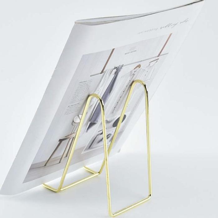 Rak Bingkai Foto / Stand Display Buku Besi Rak / Stand Foto / Penyangga Foto Bingkai