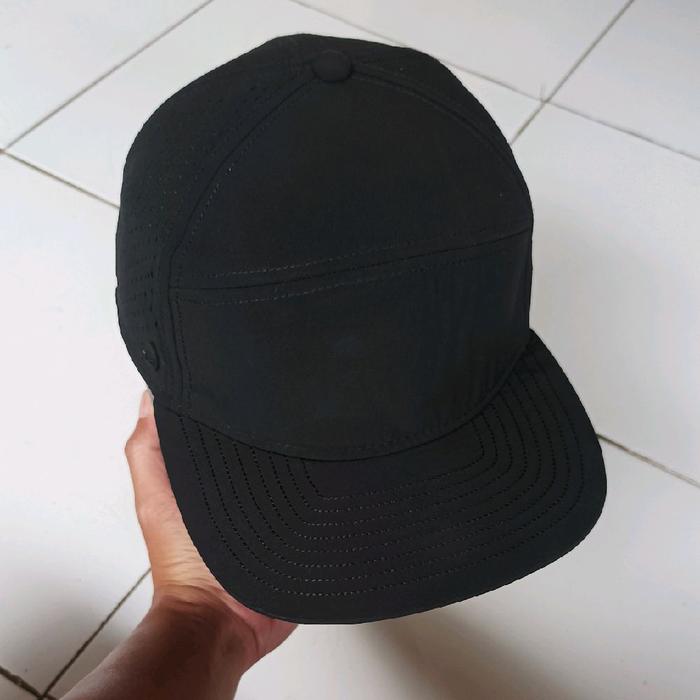 topi melin full black,topi melin