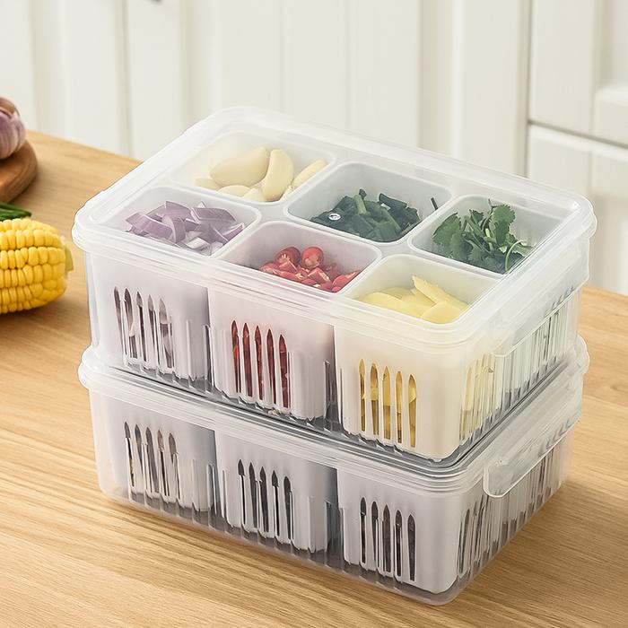 Refrigerator Storage Box Food Vegetable Fruit Storage Box Fridge